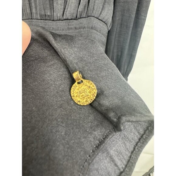 Scotch And Soda Mini Dress Women XS Black Ruffle Smocked Feminine Dark Romance - Picture 9 of 9